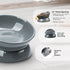 Elevated Cat Bowl, Ceramic Tilted Cat Food Bowl, Anti Vomiting, Stress Free on Neck and Spine, Spill-Proof, Anti-Tipping, Dishwasher Safe, Raised ...