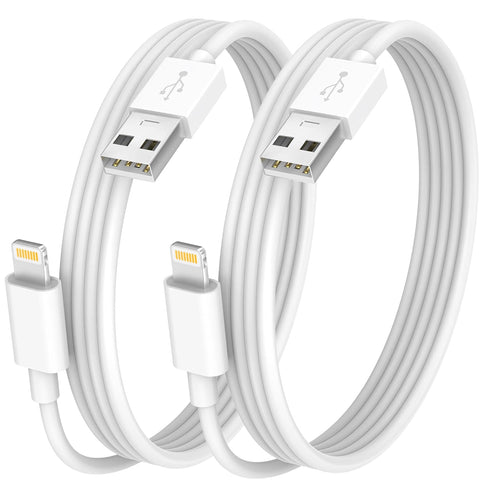 iPhone Charger Cable, (2-Pack) 3.3ft Lightning Cable, USB-A to Lightning Cable, iPhone Charger Cable for iPhone 13/12/11/SE/Xs/XS Max/XR/X/8 Plus/...