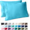 Bare Home Microfiber Pillow Cases - King Size Set of 2 - Cooling Pillowcases - Double Brushed - Aqua Pillowcases 2 Pack - Easy Care (King Pillowca...