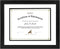 Golden State Art, 11x14 Diploma Frame for 8.5x11 Document & Certificates with Mat, Or 11x14 Without Mat, Real Glass, Double Mat (Black with White/...