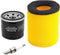 Road Passion Air Filter & Oil Filters & Spark Plugs Tune Up Kits Compatible with Suzuki Eiger 400 LT-A400 LT-F400 2002 2003 2004 2005 2006 2007...