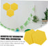 MAGICLULU 12 Pcs Felt Backdrop Wall Sticker Pin Board for Notice Boards for Home Felt Wall Tiles Black Cork Board Black Letter Board Bee Decor Sel...