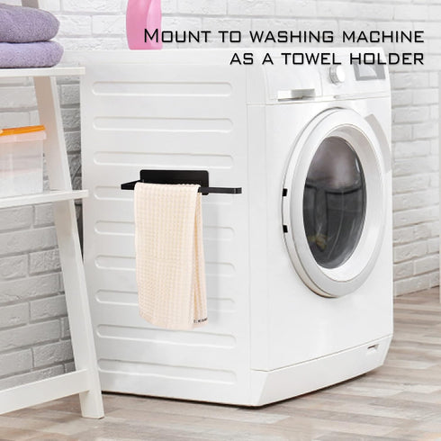EASTTOWEST Magnetic Paper Towel Holder,Black Towel Bar Rack for Refrigerator BBQ Grills Griddles Toolbox RVs Tailgates,Heavy Duty Strong Magnet Ba...