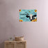 EMOHAT Metal Tin Sign Sunflowers Animal Cow Flower Decoration Cows Wall Art Inspirational Posters Rustic Farmhouse Wall Decor Living Room Bathroom...