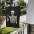 Skeleton Skull Boho Hippie Garden Flags Double Sided, Welcome Summer House Flag Banners for Christmas Decorations 12.5"x18"...