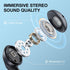 T11 Wireless Earbuds for iPhone Android with LED Power Display for Small Ears, 50H Play Time, Waterproof Earbuds Wireless Bluetooth with Mic (Blac...