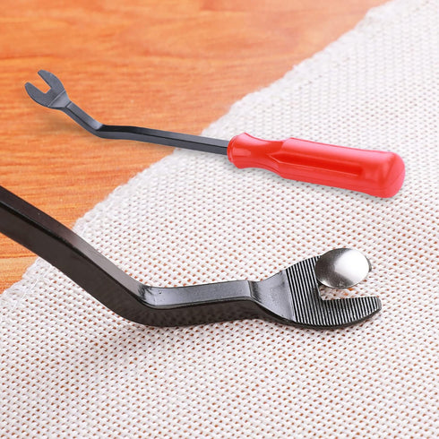 2PCS Upholstery and Construction Staple Remover with Tack Puller Tool, Nail Puller, Carpet Remover, for Removing Various Staples for Furniture, Fl...