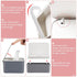 Diaper Wipes Dispenser Wipes Holder, Wipes Tissue Case Keeps Wipes Fresh Tissue Wipes Container with Lid (Grey)...