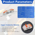 20Pcs Lever Nuts Wire Connectors, Inline Wire Connectors, 1 Conductor Compact Lever Wire Connectors, Compact Splicing Electrical Connectors Butt T...