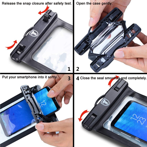 Takfox [Floating Waterproof Phone Pouch for Samsung Galaxy S24 Ultra S23 Plus S22+ S21 Note 20 Ultra A14 A03S A13 A23 A51 A71 A54 A15 5G iPhone 15...