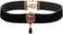 Gothic Ruby Retro Black Velvet Choker Necklace for Women, Halloween Vampire Cosplay Jewelry...