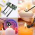 DANGSHAN 3 in 1 Candle Accessory Set - Wick Trimmer, Snuffer, Dipper with Gift Package for Candle Lovers (Black)...