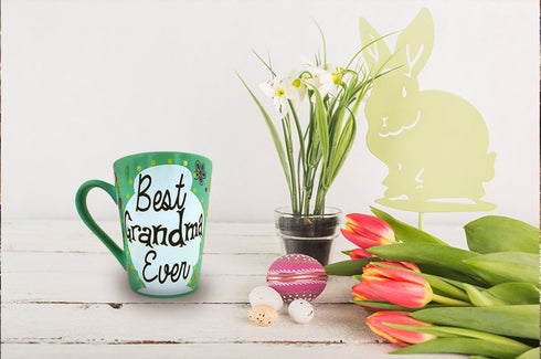 KINREX Best Grandma Ever Mug – Valentines Day Mothers Day Gifts Coffee Cup for Women, Mother, Grandmother, Parent, Gift for Christmas, Birthday, T...
