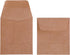 100 Pack Small Coin Envelopes Heavy Duty Self-Adhesive Kraft Seed Envelope Mini Parts Small Items Stamps Storage Packets Envelopes for Garden, Off...