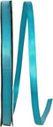 Reliant Ribbon 4950-916-15C Double Face Satin Ribbon, 3/8 Inch X 100 Yards, Teal...