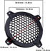 SING F LTD 4 Inch Car Speaker Grill Cover Guard Protector Plastic Mesh Protective Case Black Circle Subwoofer Net Covers Pack of 4...