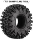INJORA 1.0 Tires - S5 Swamp Claw Mud Terrain Tires for TRX4M AX24 SCX24 FCX24 1/18 1/24 RC Crawler Car,64 * 24mm,T1019...
