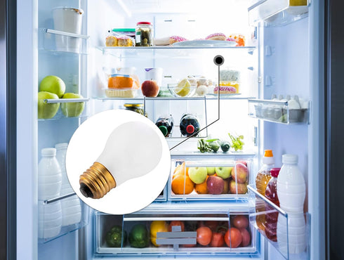 8009 Light Bulb for Refrigerator Oven - 130V 40W Replacement Bulbs for Whirlpool GE Kenmore Frigidaire Amana KitchenAid Refrigerator Freezer - Oven Light Bulb for Whirlpool GE Kenmore Oven - 2PCS