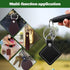 25 Pcs Leather Key Fob Kit, 5 Types PU Leather Key Fobs with Rivets and Keychain Ring, Diy Keychains Holder for Keychain Making Craft Working...