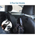 Kitbest Car Trash Can Bin with Lid, 60 pcs Trash Bags and 2 pcs Car Hooks. Mini Car Garbage Can, Dustbin Can Organizer Storage for Front Back Seat...