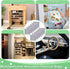 12PCS Activated Charcoal Odor Absorber, Trash Cans Natural Freshest Bamboo Charcoal Bags Compatible with 2.5 Gallon iTouchles Trash Bins, Purifyin...