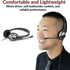 Cyber Acoustics Stereo Headset (AC-204), 3.5mm Stereo & Y-Adapter, Home, K12 School Classroom and Education......