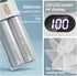 Portable Handheld Fan, Speed(1-100) Adjustable Turbo Mini Portable Fan, 4000mAh Battery Rechargeable Small Handheld Fan, Personal Mini Fan with Di...