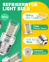Refrigerator LED Light Bulb KEI D34L Refrigerator Bulb Light Replacement Fit for Frigi-daire Ken-More-2 Packs (3.5W 85V-265V E27 2700K Warm Light)...