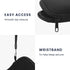 kwmobile Neoprene Case Compatible with in-Ear Headphones - 2.3 x 3.5 inches (6 x 9 cm) Case with Zip - Black...