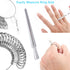 Ring Sizer Measuring Tool Set | 4-Size Aluminum Ring Mandrel, 27 PCS Metal Ring Measurement Tool, Gauge & Polishing Cloth, US Jewelry Sizing Kit f...