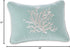 Harbor House Modern Design Decorative Pillow Hypoallergenic Sofa Cushion Lumbar, Back Support, Oblong 12" x 16", Coastline, Cotton Blue...