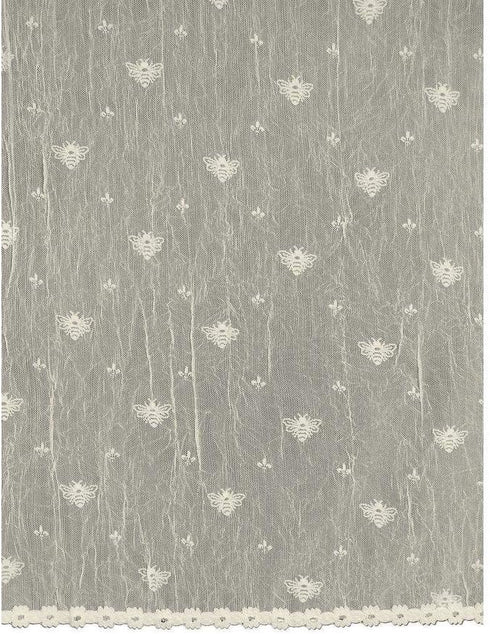 Heritage Lace Bee Valance with Trim, 45 by 15", Ecru,7165E-4515HT...