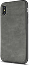 SALAWAT for iPhone Xs Case Slim Shock Proof Phone Cover Lightweight Premium PU Leather TPU Bumper PC Protection for iPhone X 5.8 inch (Gray)...