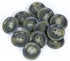 Mibo 12pcs Round Melamine Suit & Dress Buttons with Rim - 30L(19mm) - 4 Hole - Blue Green Mix...