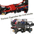 Steering Servo Mount Upgrades Parts for 1/18 TRX4M RC Crawler,Alloy Aluminum Steering Servo Mount Hops Up Upgrades Part 1/18 TRX4M RC Crawler,Red...