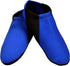 Booties Men's Shoes, Foldable & Flexible Footwear, Fold and Go Travel Shoe, Yoga Socks, Indoor Shoes, Slippers, Royal with Black Stripe, Extra Lar...
