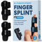 Dr. Frederick's Original Trigger Finger Splint - 2 ct - Mallet Splint & Brace for Arthritis, Injury, & Sprain - Fits Index, Middle, & Ring Fingers...