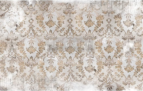 Prima Marketing Re-Design Decoupage Decor Tissue Paper 19 inch X30 inch 2/Pkg-Washed Damask...
