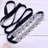 Top Queen Women's Crystal Diamond Bridal Belt Sashes Wedding Belts Sash for Wedding, Black, One Size...