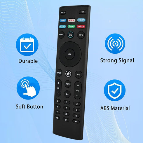 Replacement Remote for Vizio Smart TV XRT-140 and Vizio Smart TV Quantum 4K UHD HDR OLED HDTV SmartCast, Vizio D M P V Series LED LCD 24 32 40 43 ...