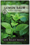 Sow Right Seeds - Lemon Balm Seeds for Planting - Non-GMO Heirloom Packet with Instructions - Easy to Grow Herb Garden - Aromatic Herb and Great f...