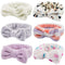 6 Pcs Spa Headband, Makeup Hair Band, Soft Coral Fleece Makeup Headband, Face Wash Headband, Bow Hair Band, Makeup Headband, Skincare Headbands, M...