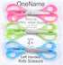 Left-Handed Kids Scissors 6 Pack 5 Inch Left hand scissors for child School Student Scissors,Stainless Steel Sharp Blade Comfort-Grip Handles Blun...