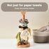 Paper Towel Holder, Cute Bird Wooden Kitchen Roll Stand Organizer Countertop Free Standing, Housewarming Gift New Home...