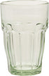 Bormioli Rocco Rock Bar 12.5 oz. Long Drink Stackable Tempered Beverage Glasses for Cold Drinks, Water, and Cocktails, Set of 6, Mint Green...