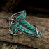 Bahamut Elegant Elven Green Tree Leaf Enamel Pins Brooch for Women Men Suit Pendant Necklace,Cloak Clasp Brooches Cosplay Jewelry...