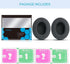 GVOEARS Replacement Ear Pads for Sony MDR 7506, Cooling Gel Earpad Cushions with Noise Isolation Memory Foam Premium Leather for Sony MDR V6 / MDR...