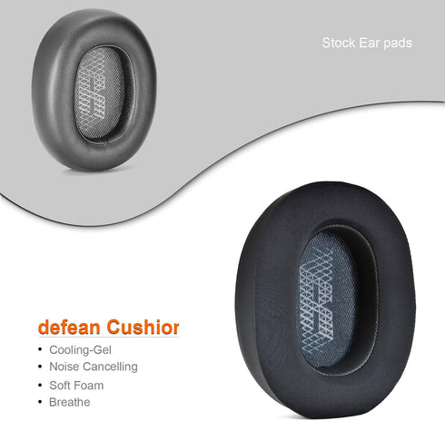 Live 650 BTNC E65BTNC Cooling Gel Ear Pads defean Replacement Cushions Compatible with JBL E65 E65BTNC / Duet NC/Live 650BTNC Live 660 BTNC Headph...