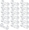 Adhesive Cable Clips, 120 Pcs Cable Management Clips, Clear Cable Organizer, Cord Holder, Wire Clips, Sticky Cable Wire Cord Clips Holder for Car ...