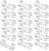 Adhesive Cable Clips, 120 Pcs Cable Management Clips, Clear Cable Organizer, Cord Holder, Wire Clips, Sticky Cable Wire Cord Clips Holder for Car ...